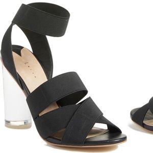 NWOT Leith Caprice Column Heel Pump in Black